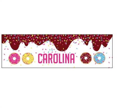 Banner de papel Donuts Pers.
